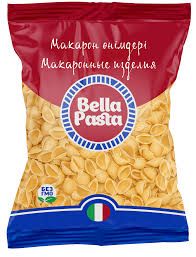 Bella pasta 400 гр. Ракушки 20 мм_0