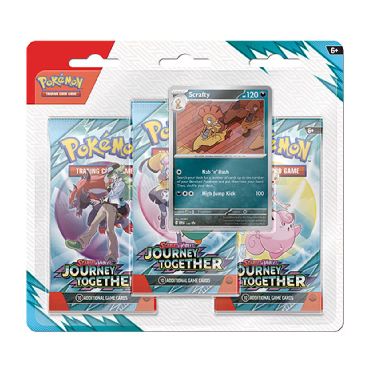 Pokémon: Scarlet & Violet Journey Together - 3-Pack Blister Scrafty _0