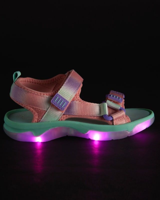 Junior Light Up Sandals - Lag Green - NEW_1