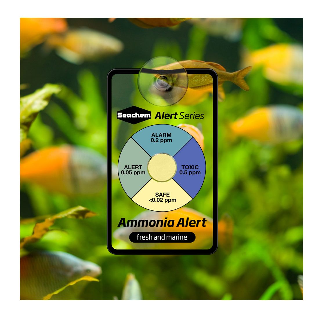 Seachem Water Testing Aquarium Aquascape Fish ( Ammonia Alert / Alert Combo / pH Alert ) Seachem Sensor Technology_5