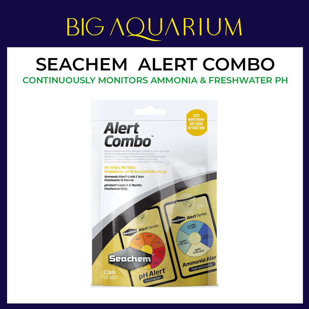 Seachem Water Testing Aquarium Aquascape Fish ( Ammonia Alert / Alert Combo / pH Alert ) Seachem Sensor Technology_2