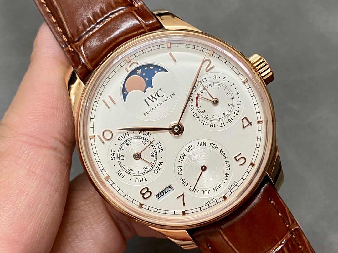 IWC Portugieser Perpetual Calendar White and Gold_1