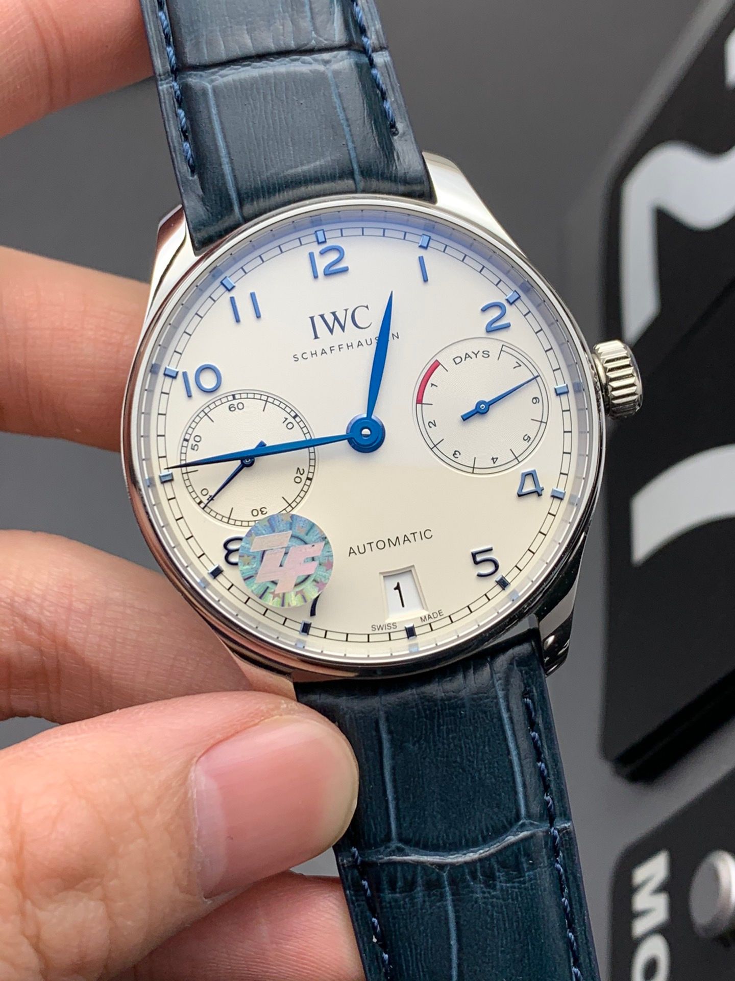 IWC Portugieser Automatic White and Blue_2