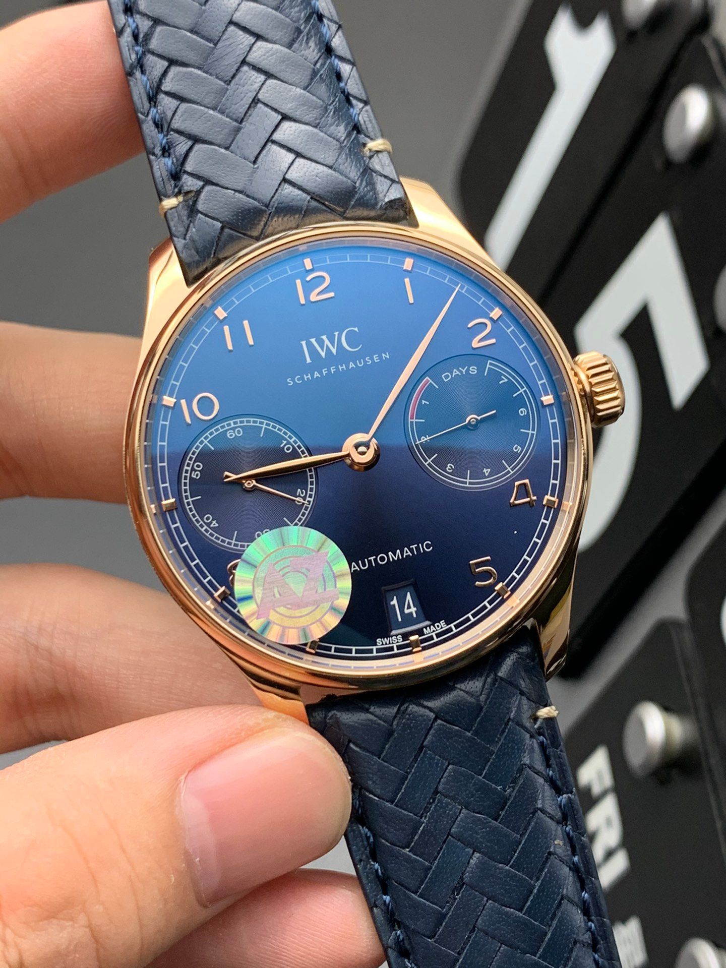 IWC Portugieser Automatic Blue and Gold_1