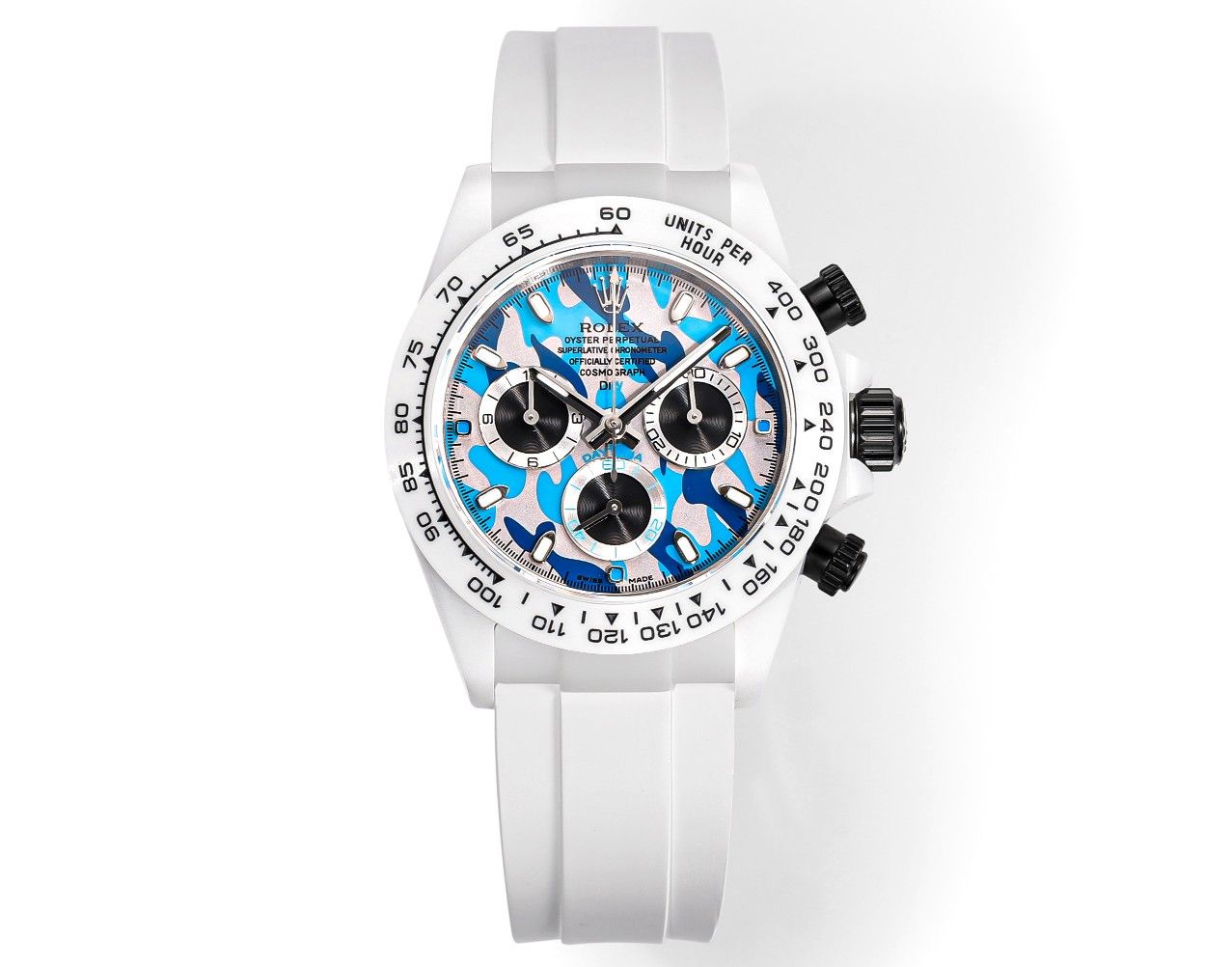 Rolex Daytona Blue and White_0