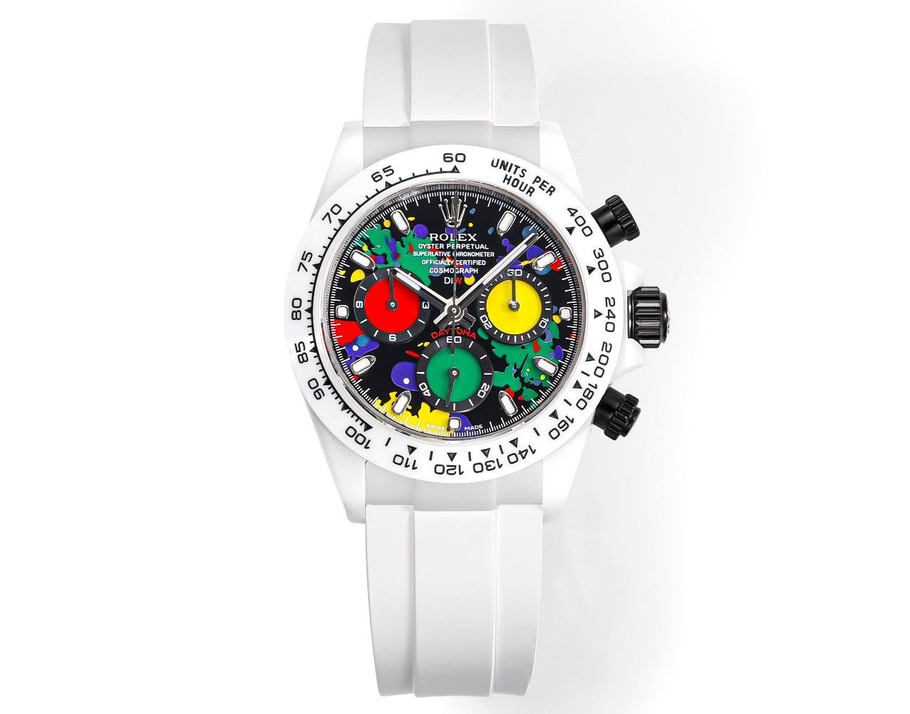 Rolex Daytona Multicolor and White_0