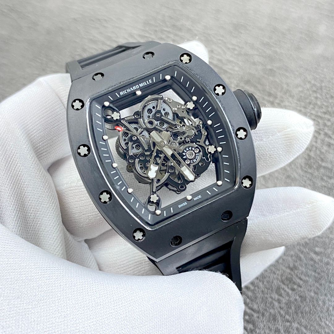 Richard Mille Skeletonized Watch Black_1