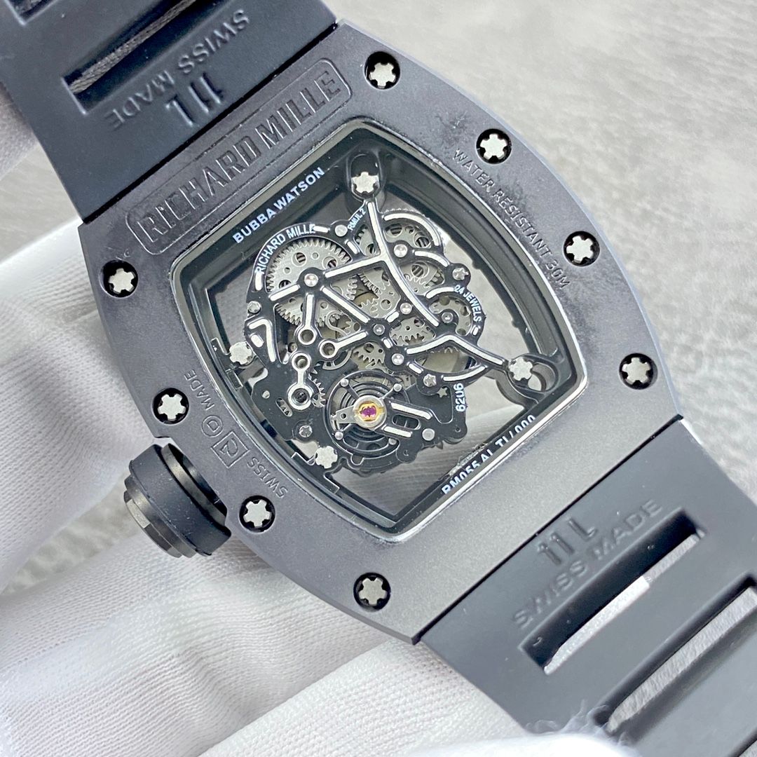 Richard Mille Skeletonized Watch Black_5