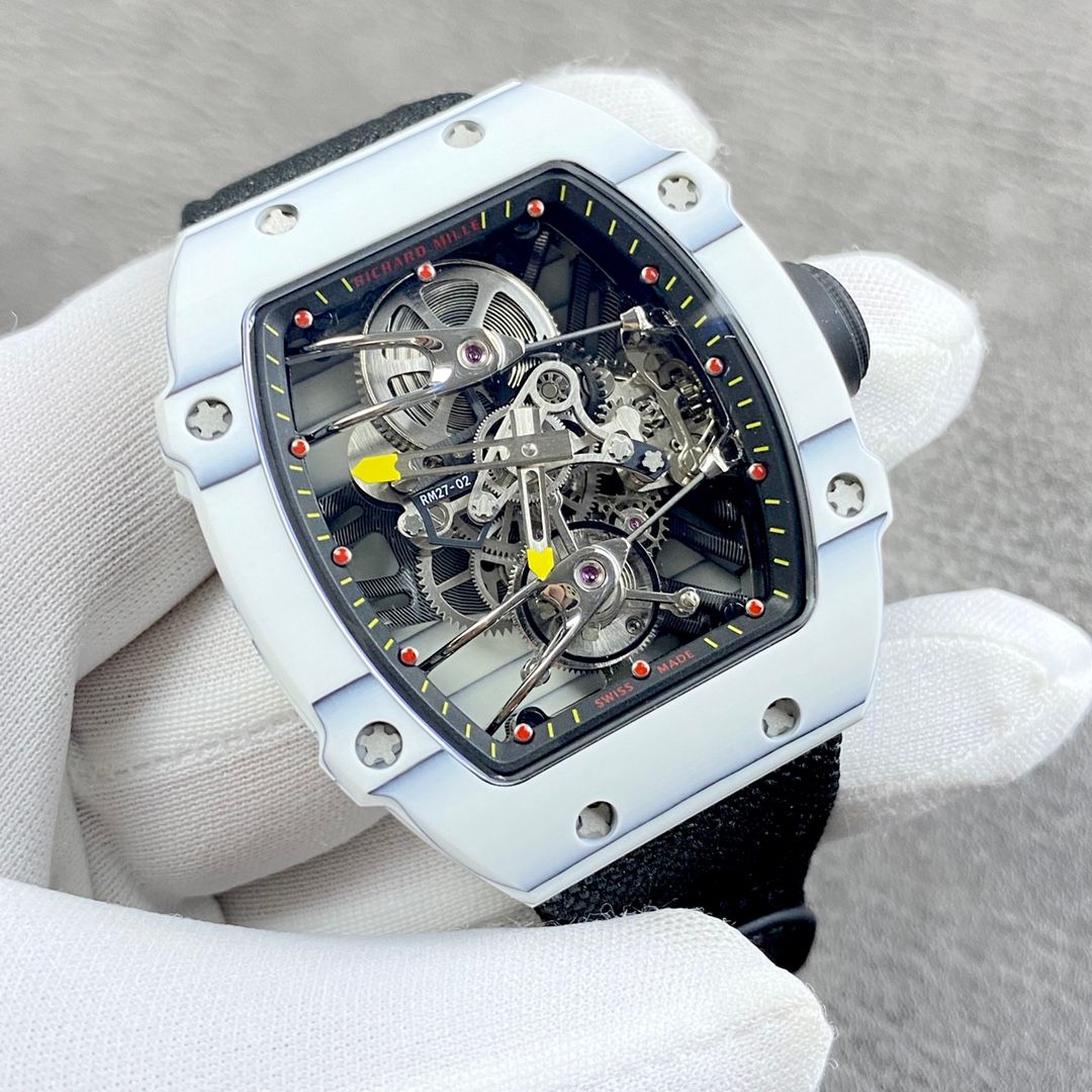 Richard Mille Skeletonized Watch White_1