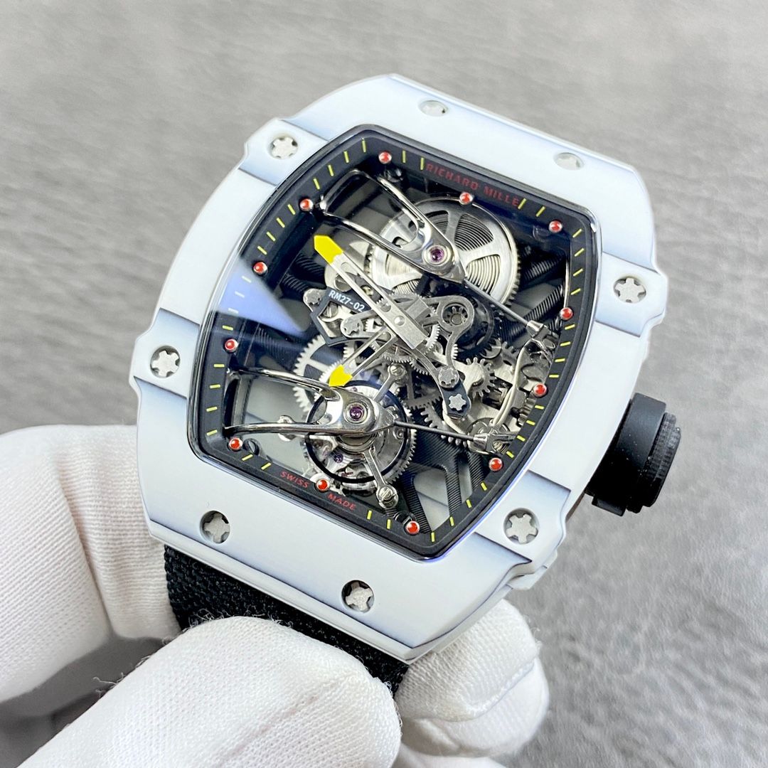 Richard Mille Skeletonized Watch White_2