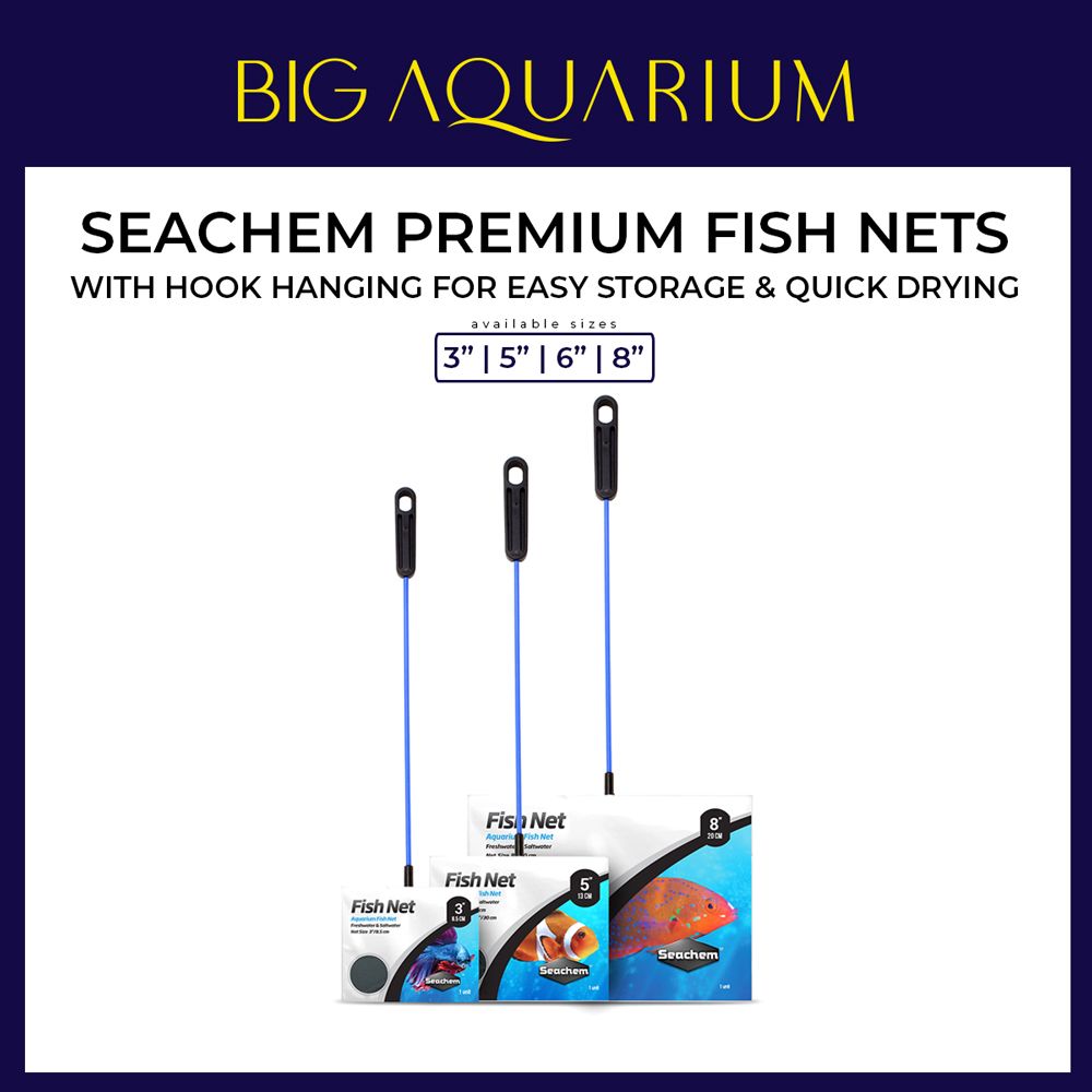 Seachem Fish Net - Normal Mesh / Fine Mesh ( Size 3inch / 5inch / 6inch / 8 inch )_0