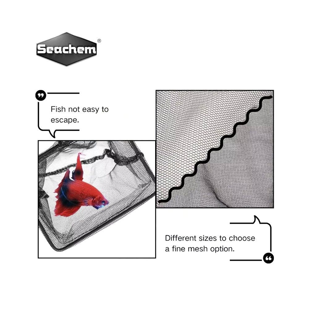 Seachem Fish Net - Normal Mesh / Fine Mesh ( Size 3inch / 5inch / 6inch / 8 inch )_2