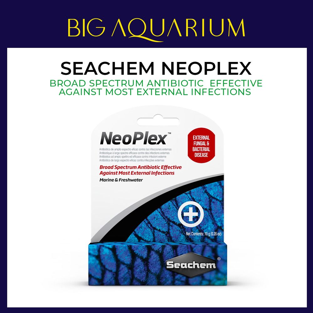 Seachem Neoplex - Treat Fin Rot, Bacterial Lesions, Bloat, Mouth Rot (5G)_0