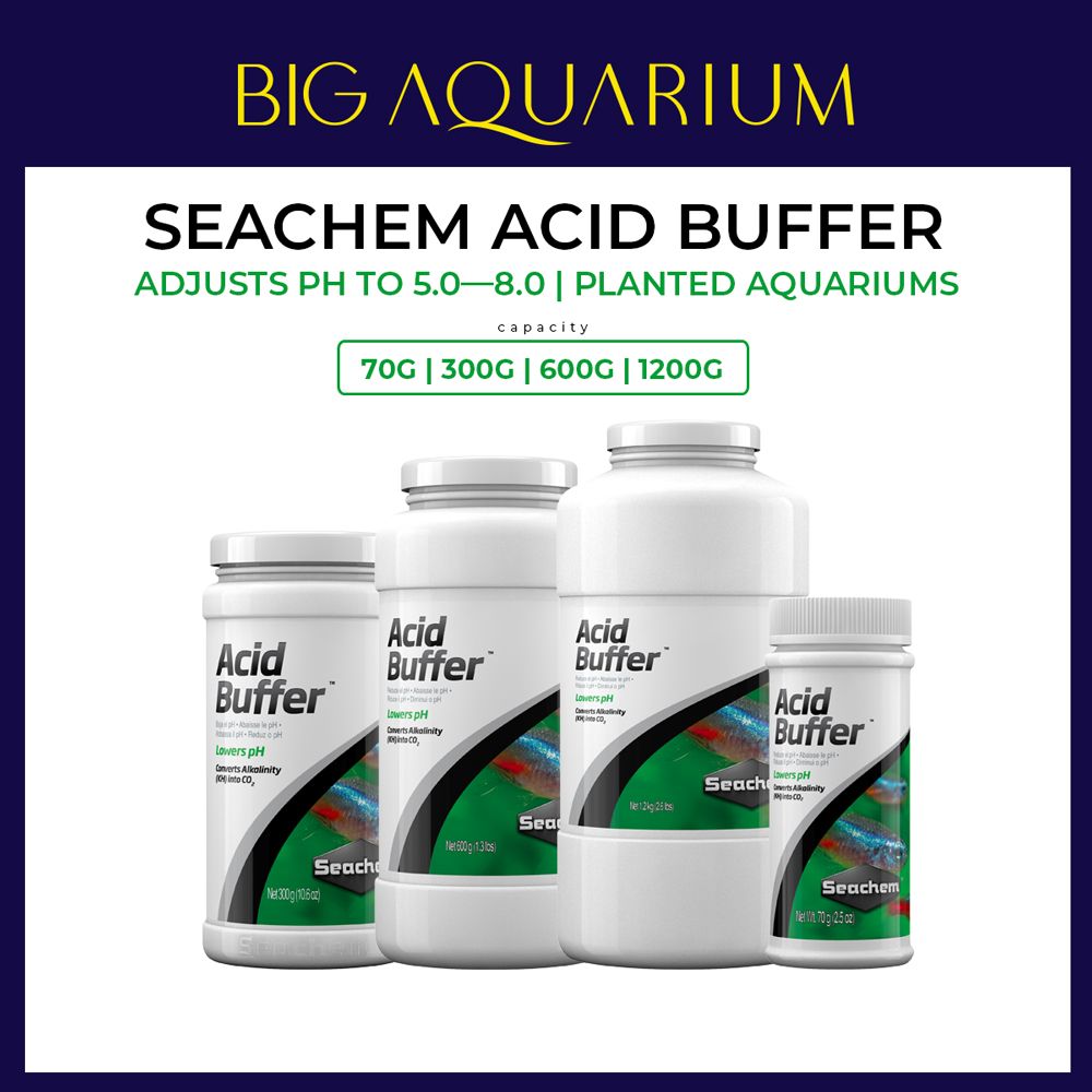 Seachem Acid Buffer - Adjusts pH to 5.0 - 8.0 ( 70G / 300G / 600G / 1.2KG )_0