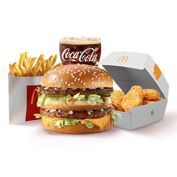 Menu Big Mac + Chicken McNuggets™ (Boite de 6 pcs)_0