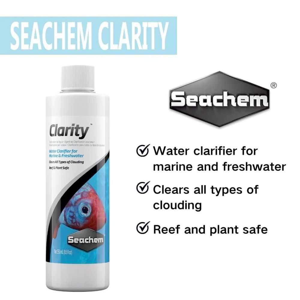 Seachem Clarity - Clear all types of clouding ( 100ml / 250ml / 325ml )_1