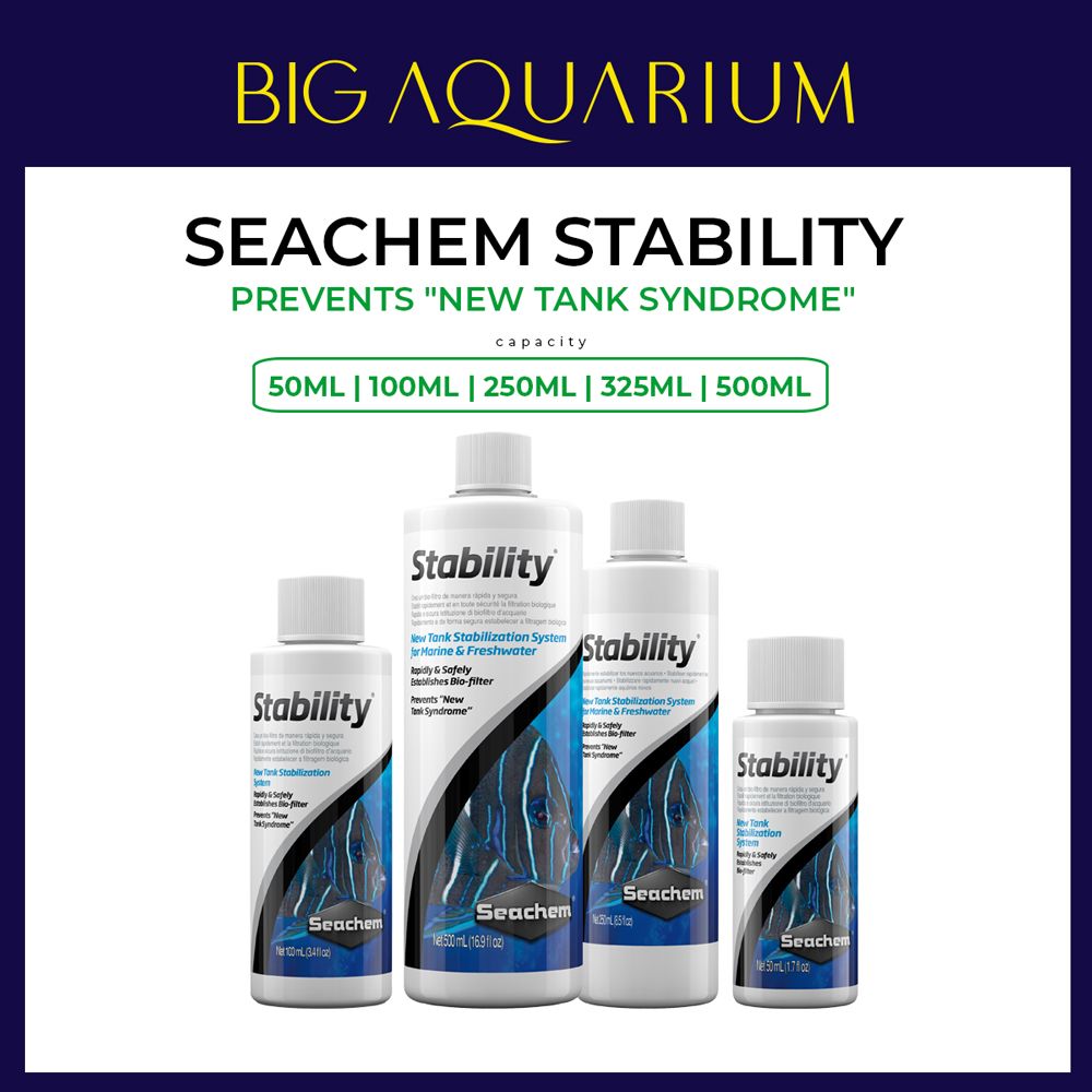 Seachem Stability - New Tank Stabilization System ( 100ml | 325ml | 500ml )_0