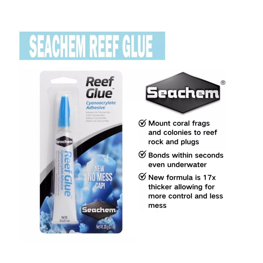 SEACHEM REEF GLUE - 20G (0.7oz) / SEACHEM FLOURISH GLUE - 8G (2 x 4G 0.28oz)_2