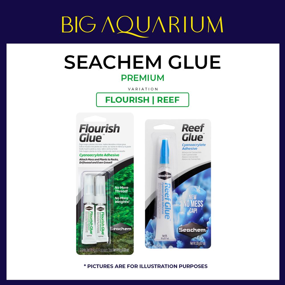 SEACHEM REEF GLUE - 20G (0.7oz) / SEACHEM FLOURISH GLUE - 8G (2 x 4G 0.28oz)_0