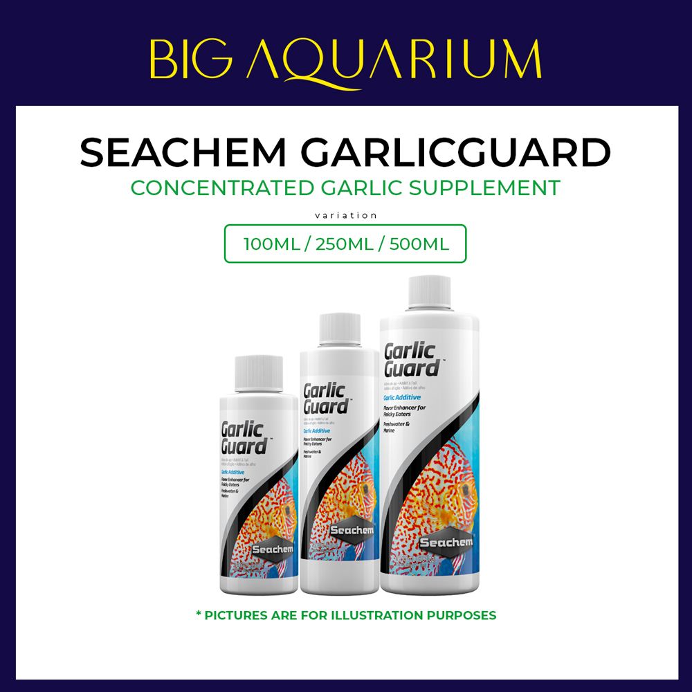 Seachem GarlicGuard - Enhances Fish Health / Appetite ( 100ML / 250ML / 500ML )_0