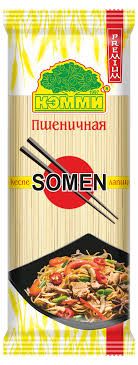 КЭММИ Лапша пшеничная 250 гр. Premium Somen_0