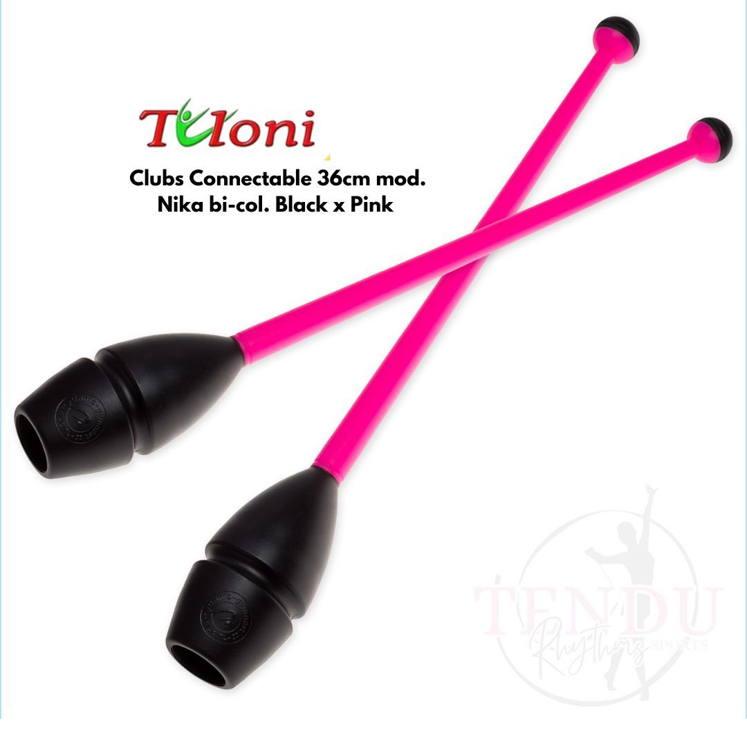 TULONI |  Clubs Connectable 41cm mod. Nika bi-col. Black x Pink (CL-T41-NBP )_2