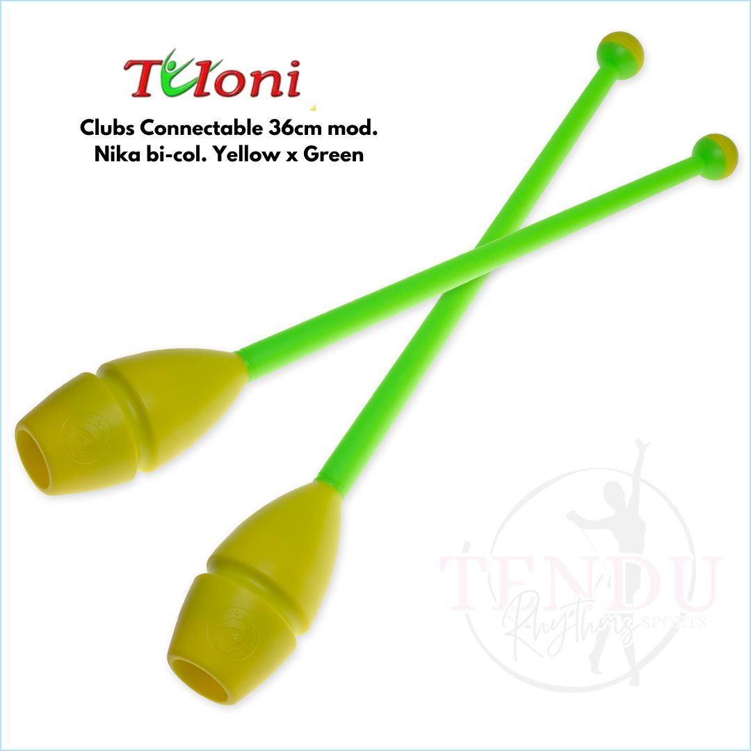 TULONI |  Clubs Connectable 36cm mod. Nika bi-col. Yellow x Green (CL-T36-NYG)_0