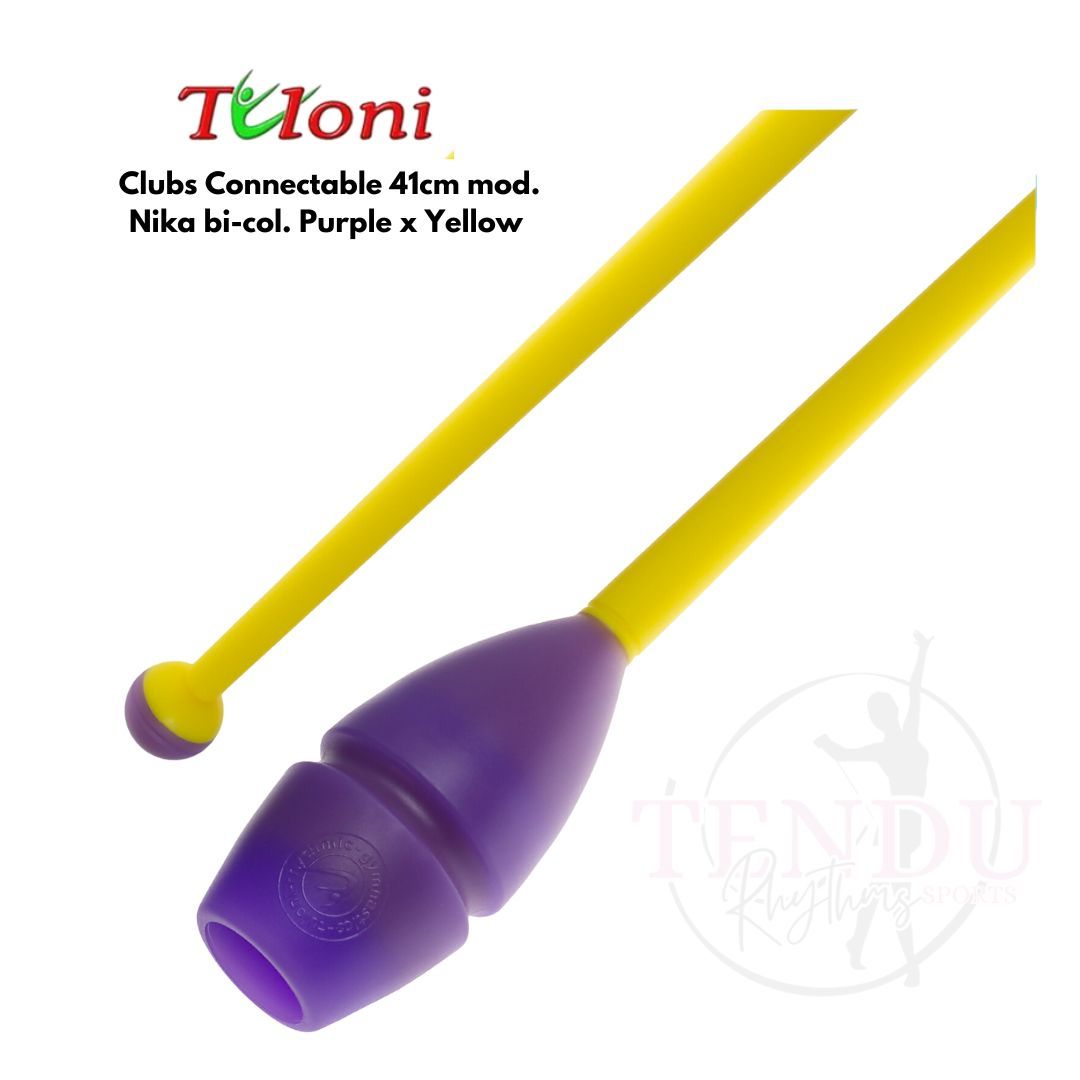 TULONI |  Clubs Connectable 41cm mod. Nika bi-col. Purple x Yellow (CL-T41-NPY)_0