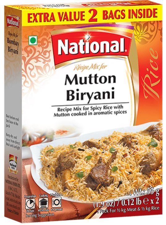  NATIONAL MUTTON BIRYANI MIX 78G _0