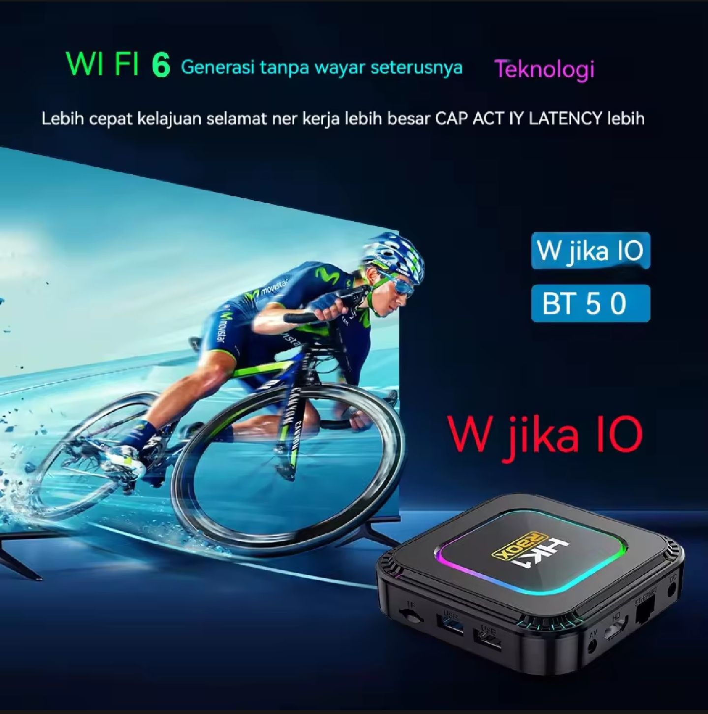 HK1 RBOX K8 Android 13 TV Box 2.4G 5G WIFI 6 BT 5.0 8K Video Decodic Lifetime IPTV Account _1