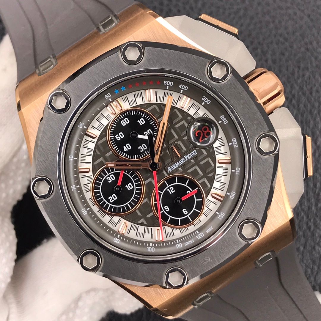 Audemars Piguet Royal Oak Offshore Chronograph Grey and Rose gold_3