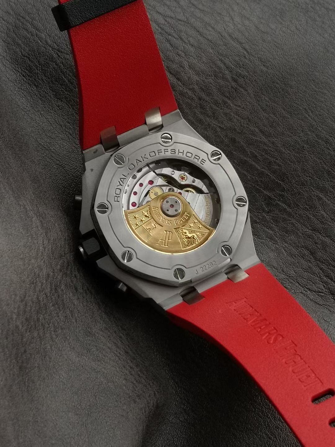 Audemars Piguet Royal Oak Offshore Chronograph with Black dial and Red accents_8