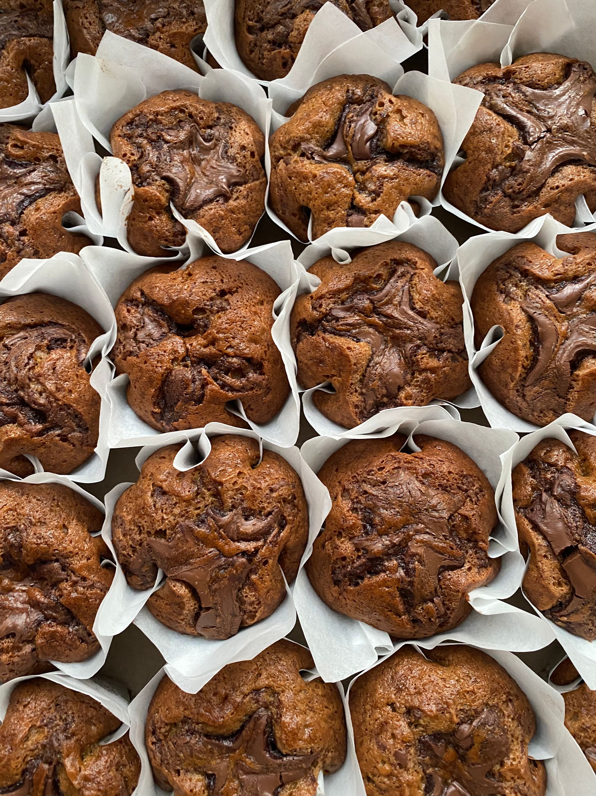 Banana Nutella Muffins_0