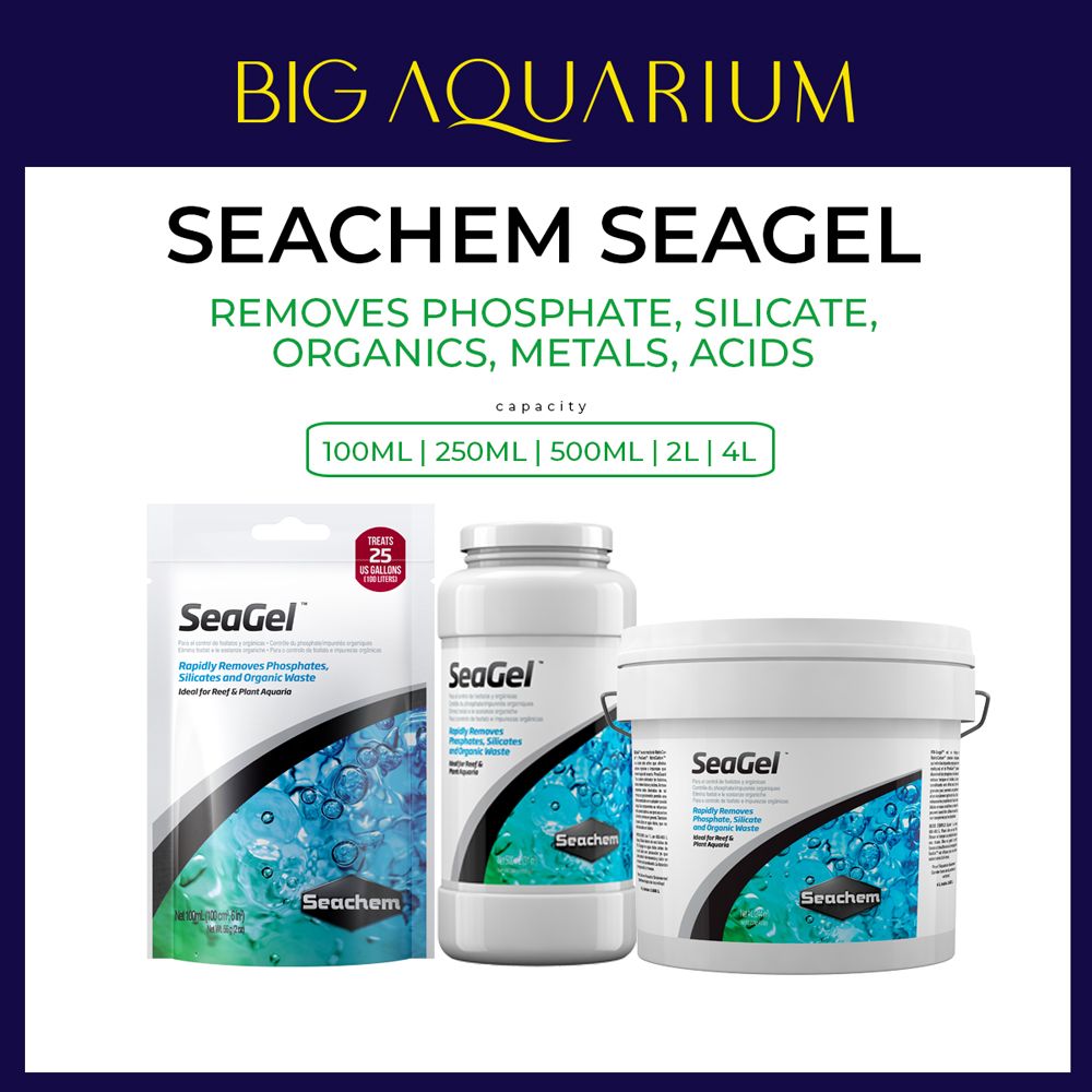 Seachem SeaGel Sea Gel - Removes phosphate, silicate, organics, metals, acids_0