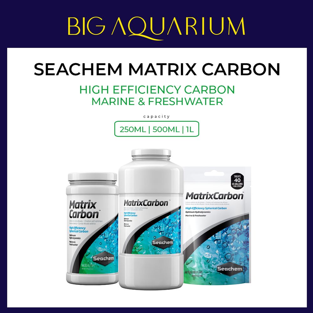 Seachem MatrixCarbon High Efficiency Carbon (250ml / 500ml / 1L)_0