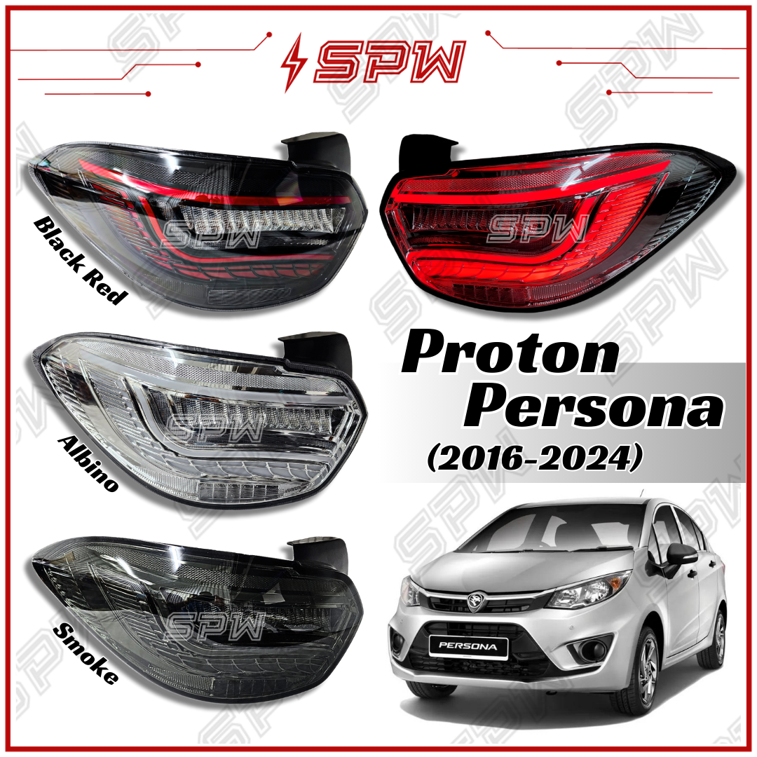 Proton Persona 2016 2017 2018 2019 2020 2021 2022 2023 2024 Tail Lamp Taillamp Tail Light Taillight LED DRL Daylight Brake Light Running Signal MC MC2 VVT SPW_0