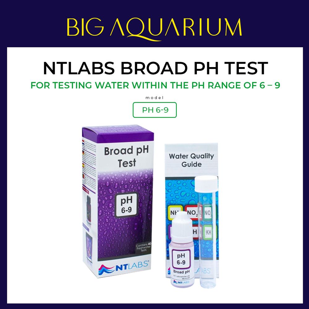 NTLabs Aquarium Broad pH Test (pH 6-9) 40 Test_0