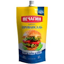 Майонез ТМ Печагин Провансаль 67% Дой-пак 400 мл_0