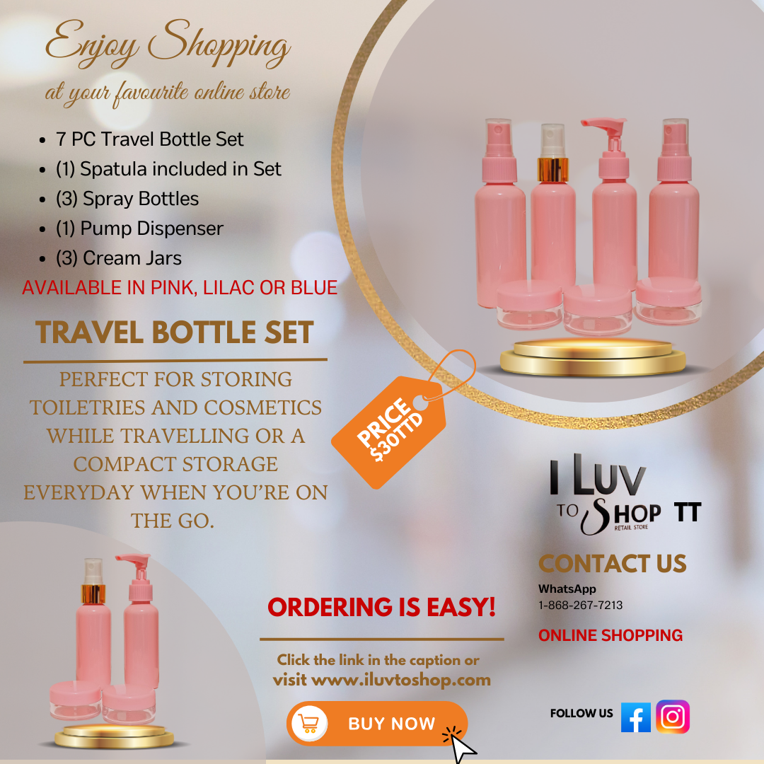 PINK Travel Bottle Set  _1