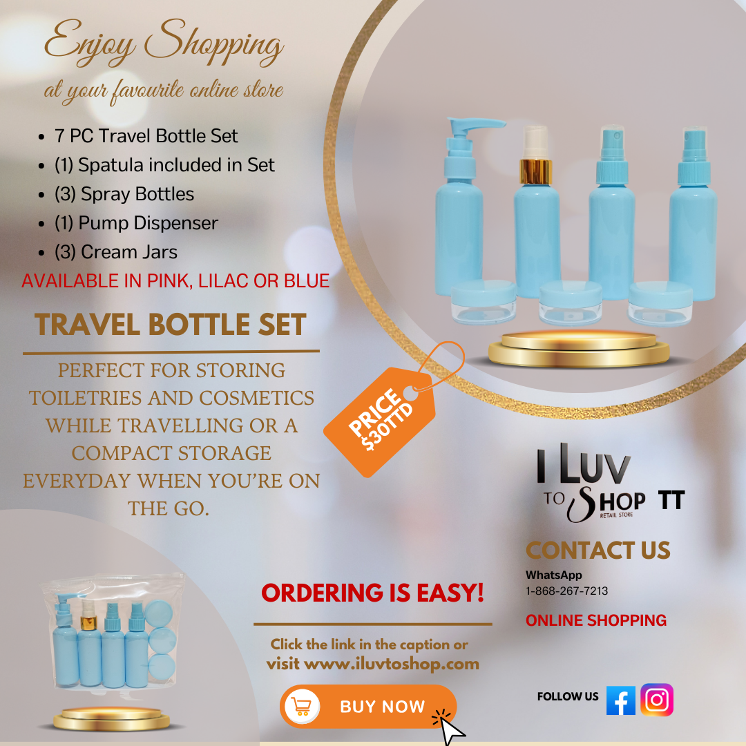 BLUE Travel Bottle Set   _1