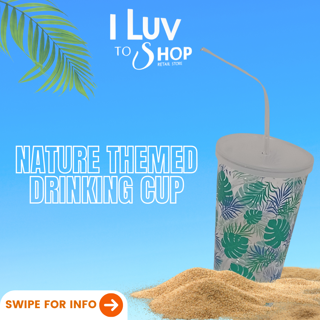 TEAL & BLUE Nature Themed Cup_1