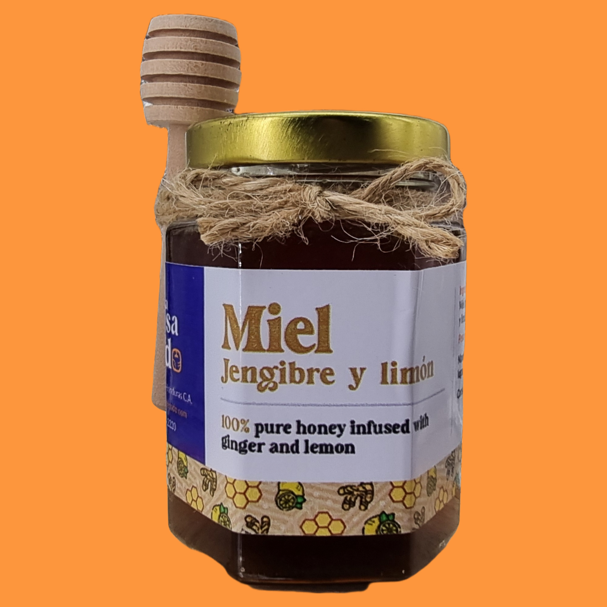 Miel Con Jengibre y Limón (5.5 oz)_0