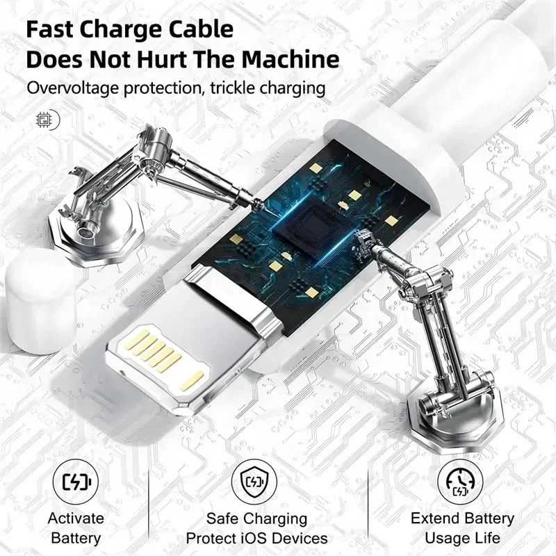 For PD 35W Fast Quick Charger USB Type C For iPhone 15 14 13 12 11 Pro Max Mini Plus XR XS Charging Data Cable Accessories_1