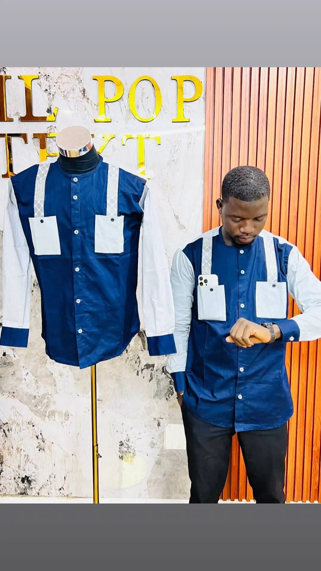 Chemise classique africain _0