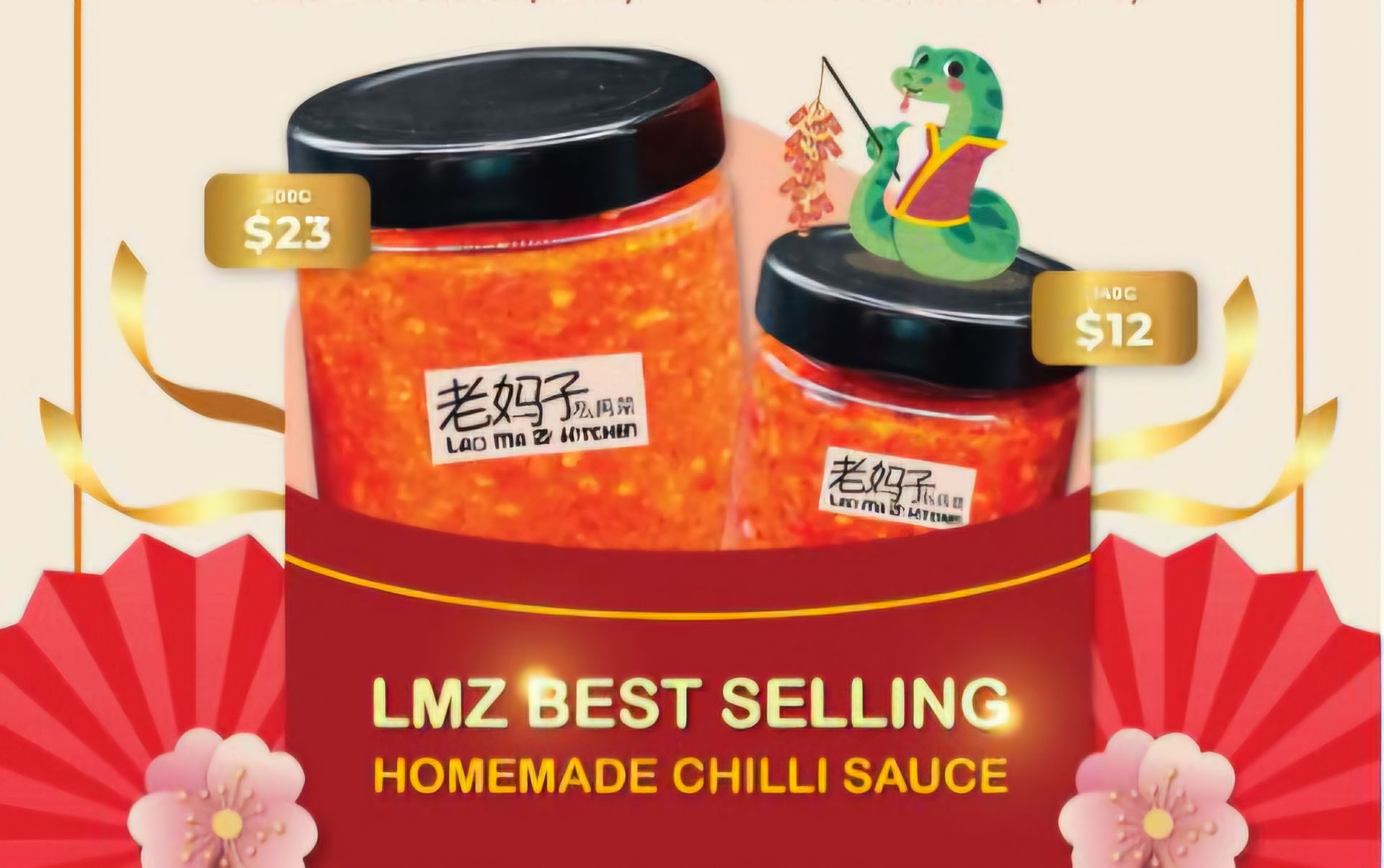 [LMZ] Chilli (Contain Alcohol) Big bottle at $23_0