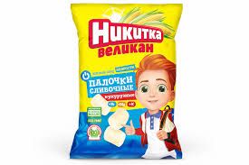 Кукурузные палочки сливочные с молоком "Никитка Великан" 700 гр_0