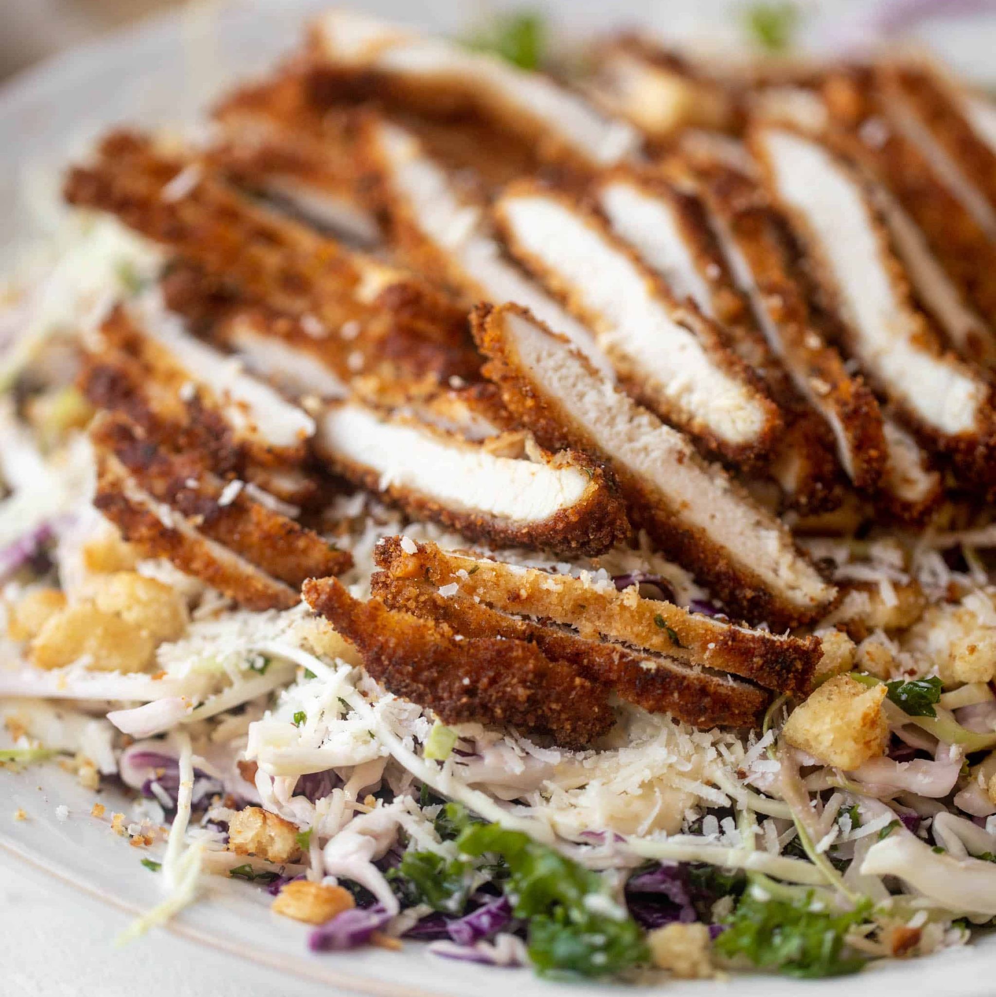  Chicken Katsu with Caesar Salad_0