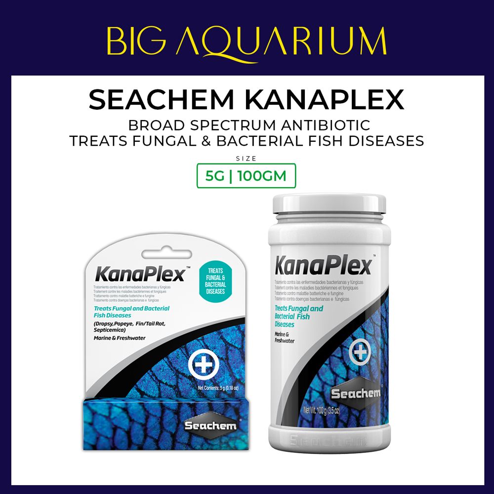 Seachem Kanaplex Treats fungal and bacterial fish diseases (5g)_0