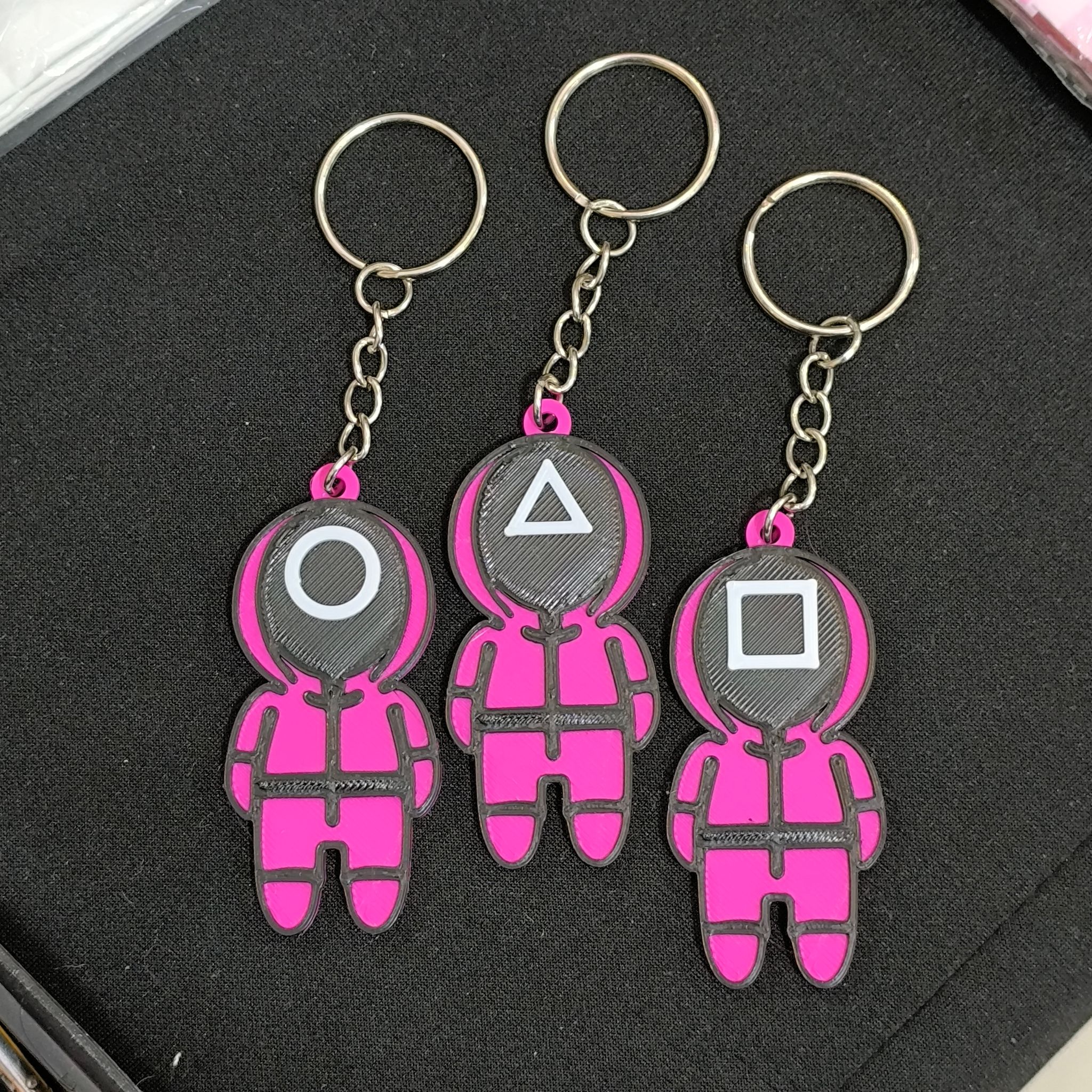 Squid Game Guard Keychain (In Stock)_0