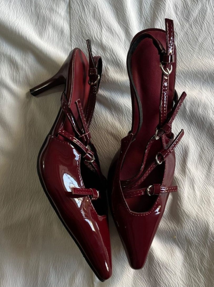 Elegant Burgundy Stiletto Heels_1